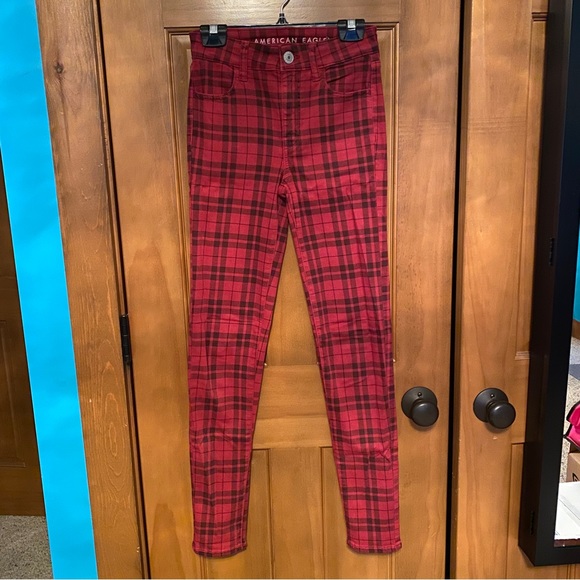 American Eagle Plaid Jegging - Picture 3 of 6